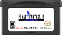 Final Fantasy IV Advance GameBoy Advance US box art